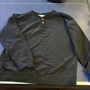 Abercrombie Kids Navy Henley Sweatshirt